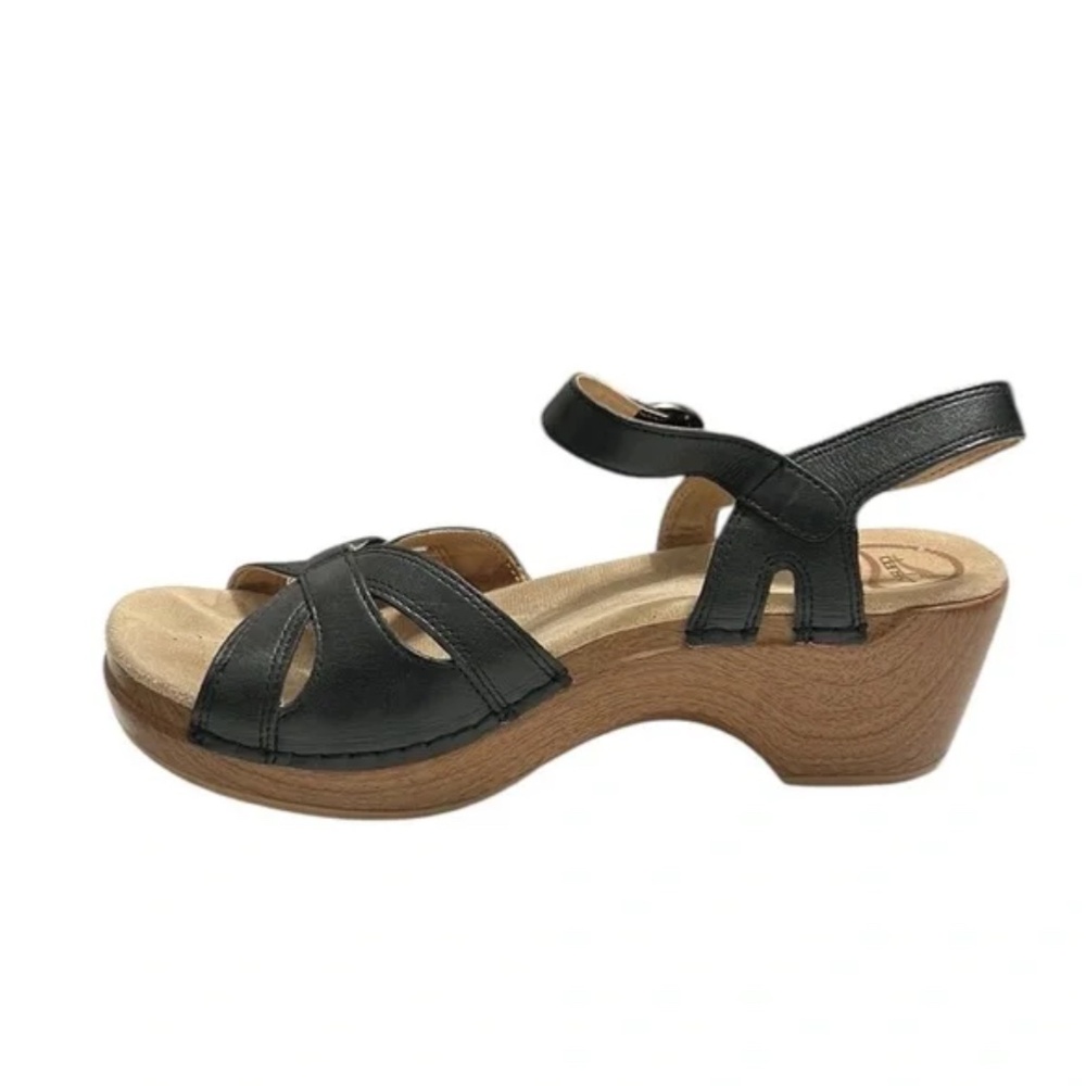 Dansko Season Black Sandals Size 38 - Picture 5 of 10